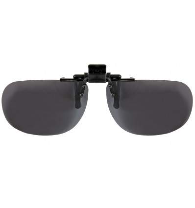 Instrumento para acoplar sobre sus gafas y protegerse del Sol. Las lentes miden 60 x 53 mm, son Polarizadas de color Gris y son 
