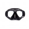 Máscara de Buceo graduada modelo FOCUS en color negro/negro. PACK MASCARA + LENTES GRADUADAS.