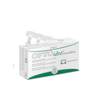 OPTOx OPTO-IDRO es un extracto acuoso purificado sin ningún componente adicional. Envasado en 15 botellas monodosis de 0,35 ml.